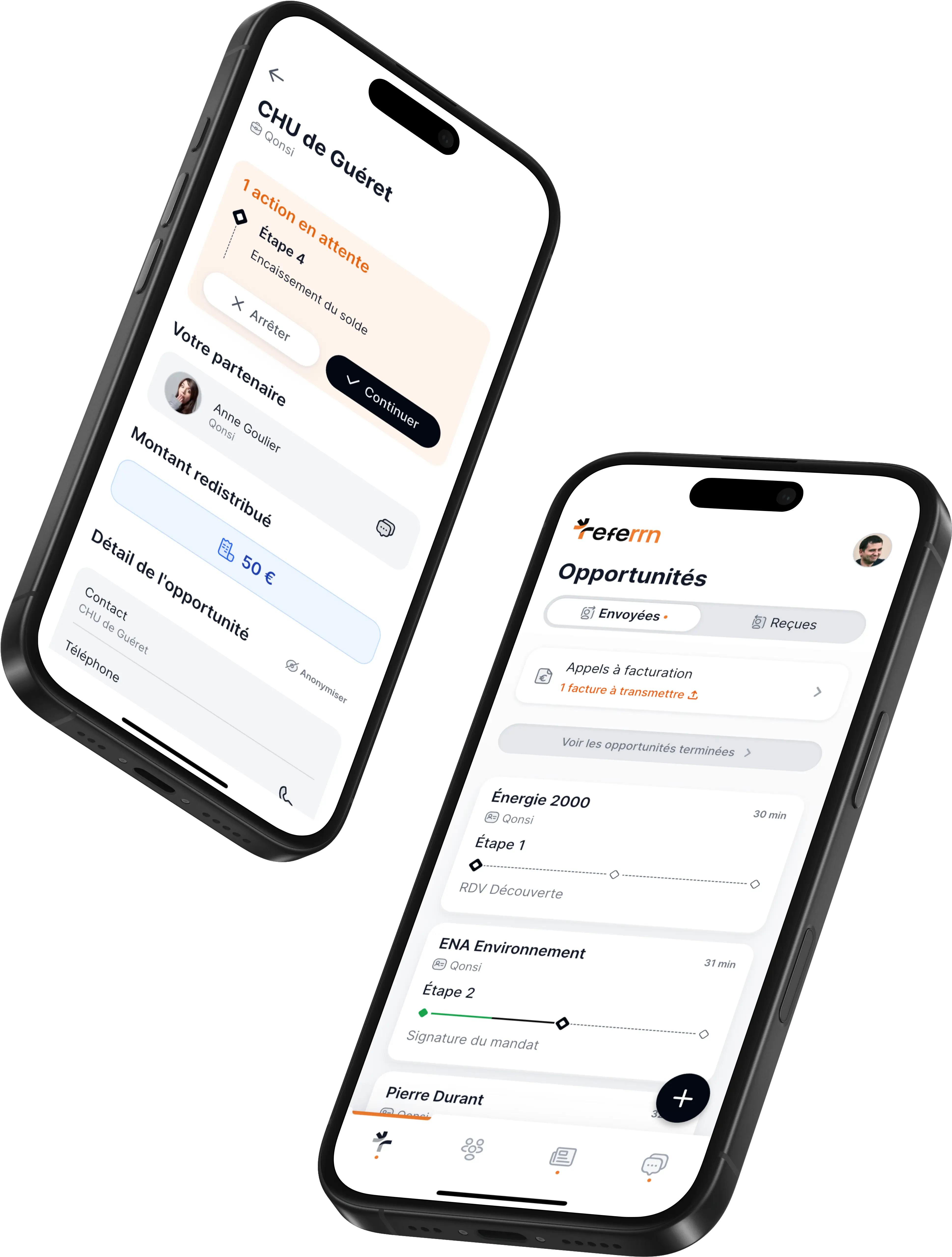 Application mobile Referrn